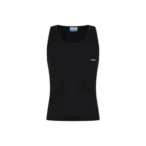 Off Белый Черный Мужские Майки