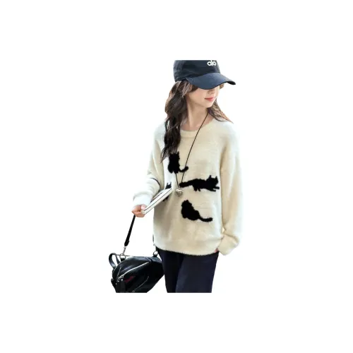 TIANMIAOMIAO Норковый мех Свитер Kids Свитера