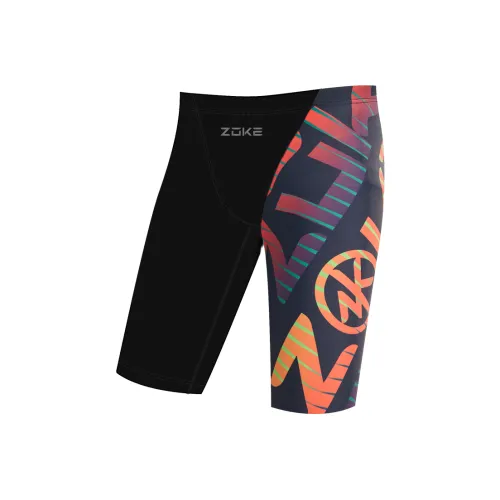 ZOKE Черный Оранжевый 126526882 Школьный Возраст Короткий