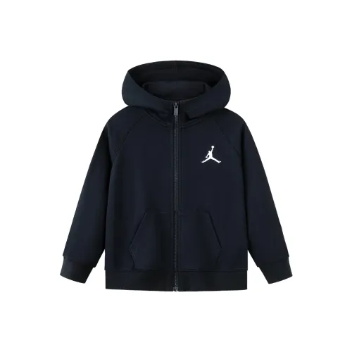 Джордан С капюшоном Кардиган Свитшот Осенний Зимний Флис с подкладкой Подростки