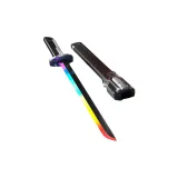 Многоцветный Радужный Искра Свет Сэйбер [Черный Серебряный]