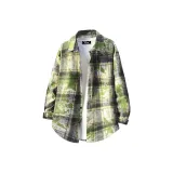 Зеленый клетчатый (с флисовой подкладкой)
