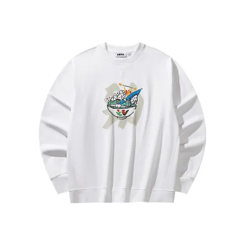 ANTA Свитшот Унисекс Снежинка Белый