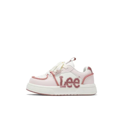 Lee Anti KICK устойчивый к истиранию и дышащий низкий топ детские скейтбординги бежево-розовый