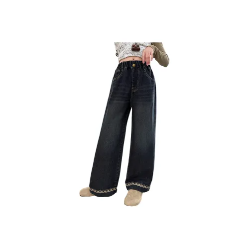 GOYN Повседневные Джинсы Весенние Осенние Синие Серые Подростки