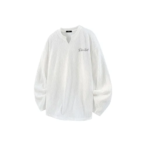 ROBINHOOD Рубашка с длинными рукавами и оборванным плечом Унисекс