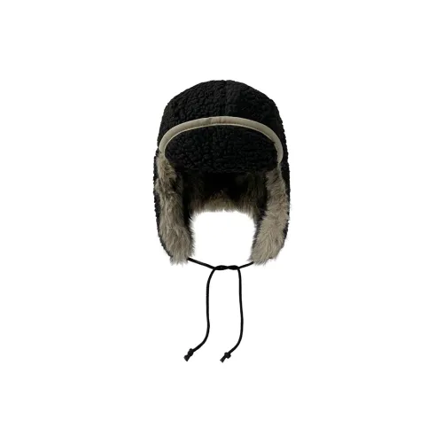 FREE RABBITⅡ Корейский стиль Овечья шерсть Кружево Вверх Ветрозащитный Теплоизоляционный Шапки-ушанки Унисекс