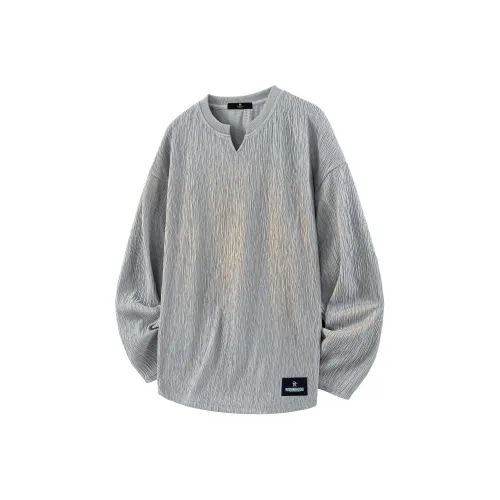 ROBINHOOD Рубашка с длинными рукавами и оборванным плечом Унисекс