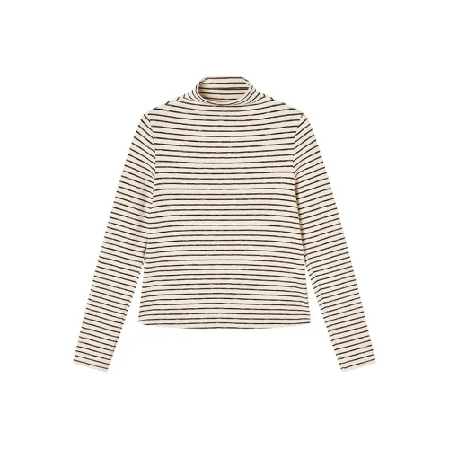 XIANGYING Кофейно-бежевые Женские T-рубашки