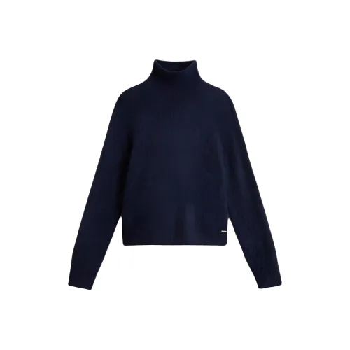 WOOLRICH Темно-синие женские свитера