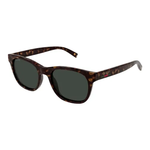 GUCCI Воздействие Литья Квадратные Солнцезащитные Очки Мужские Черепаховый