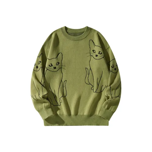 Sacrednss R Зеленые Свитера для Подростков