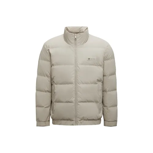 HLA Хаки Узор D3 Мужские Пуховики