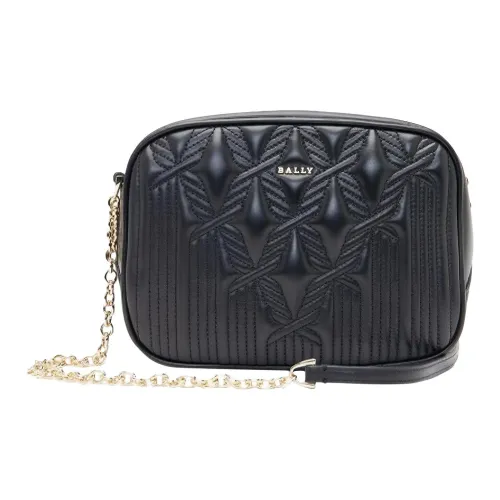 BALLY Телячья кожа Маленькая квадратная сумка сумка через плечо плечевая сумка женская черная