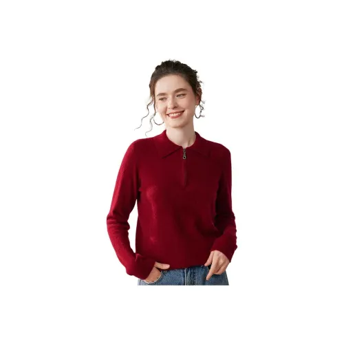 H YXIANG Кашемир Свитер Женские