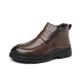 Коричневый с флисовой подкладкой