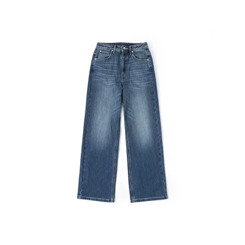 Lee Medium Dark Blue Women's Jeans Ли Мид Темно-Синий Женские Джинсы