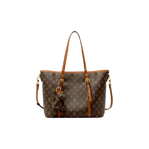 OUBOTE Сумка через плечо из коровьей кожи стандартная женская кофейного цвета