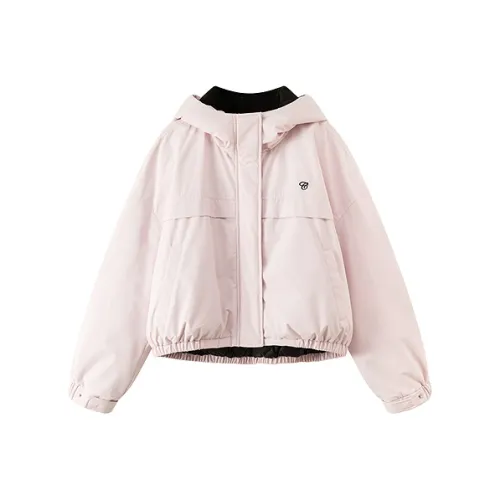 CHUU Светло-розовый Женский Пуховик