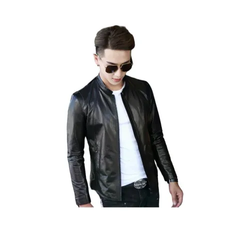 VBA Весенний Осенний Натуральная Кожа Куртка Мужская