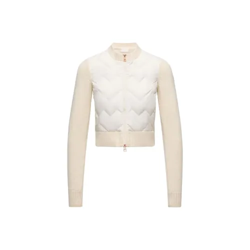 Moncler Смесовая шерсть ZIP UP Пуховик Женские