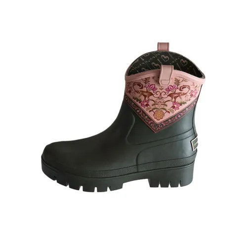 BARBOUR FARM Rio Коллаборация Резиновые сапоги Женские Черные