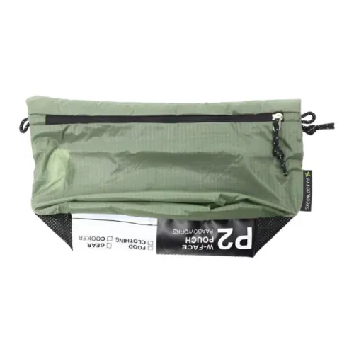 PAAGO WORKS Нейлон Клатч Унисекс Мшисто-зеленый
