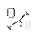 [Черный + Один Ромб Ажурный Черный корпус + Белый лунный свет Коробка]