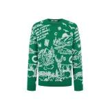 Зелёный узор