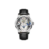 Нержавеющий корпус, черный циферблат