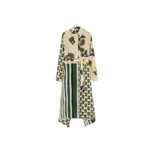 WEEKEND MaxMara Длинное платье с длинными рукавами женское