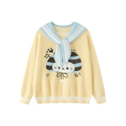 STARFEI Желтые Женские Свитера