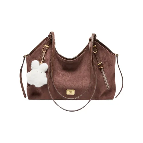 15 MINS Синтетическая кожа Сумка через плечо Стандартная Женская Кофейного цвета