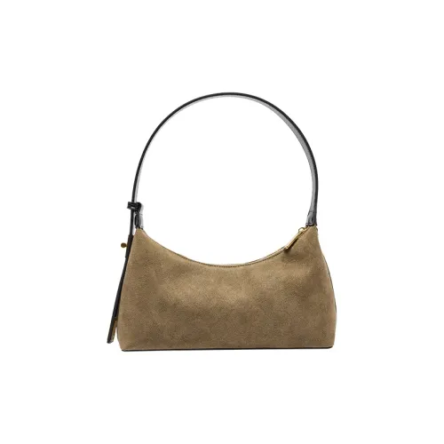 URBAN REVIVO Artificial Leather Shoulder Bag Standard Women's Coffee Brown