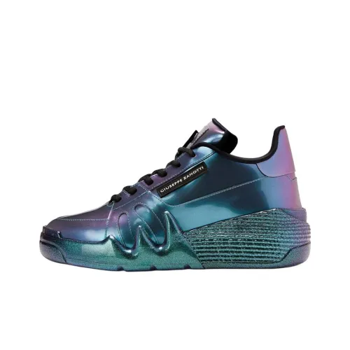 Giuseppe Zanotti GZ Talon MID Топ Скейтборд Кроссовки Мужские Синий Фиолетовый