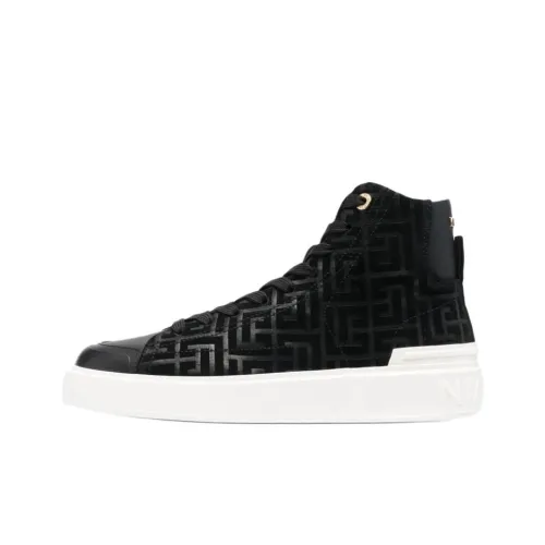 BALMAIN B Корт MID Топ Стильные Скейтбординги Женские Черный