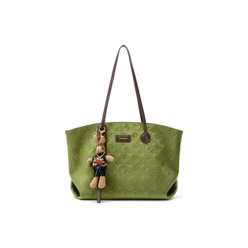 CentarlKatty ПУ (полиуретан) Сумка-тоут Сумка через плечо Стандартная Женская Тисненая Зеленая