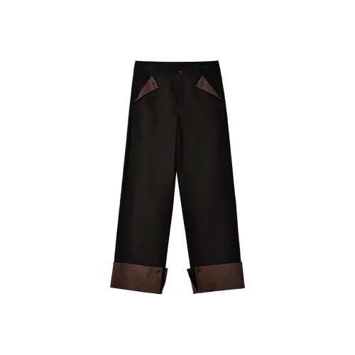 SINBOS Black Coffee Women's Casual Pants SINBOS Черный и Кофейный Женские Повседневные Брюки