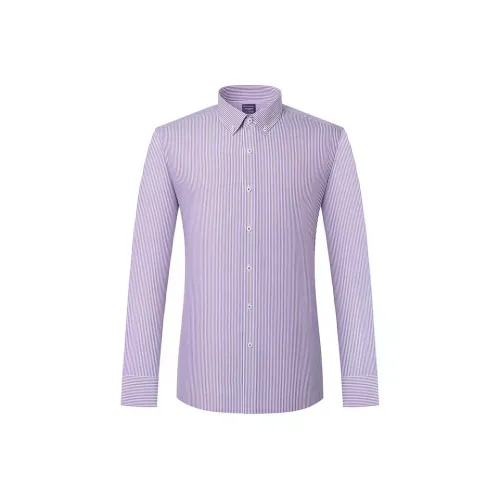 Camicissima Фиолетовые Мужские Рубашки