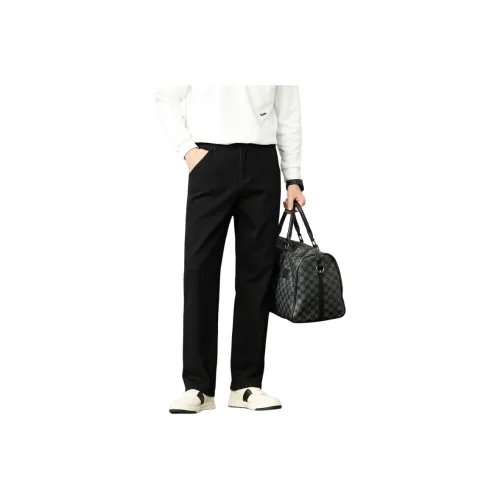 ZENGZHI Повседневные брюки свободный крой прямой крой унисекс