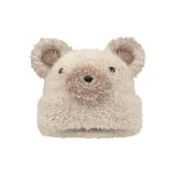 Бежевый круглый ухо