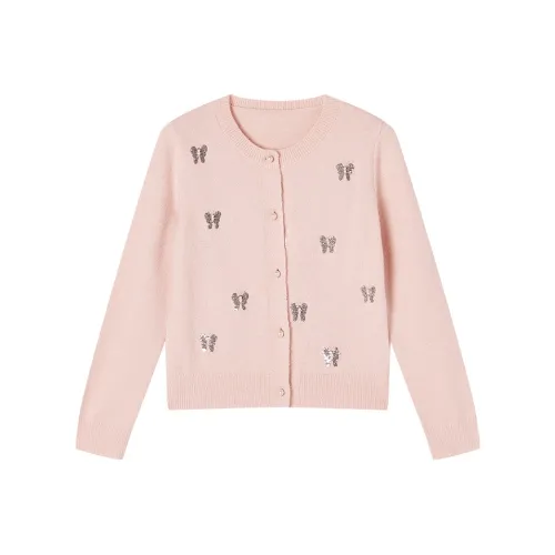 XIANGYING Светло-розовые Женские Свитера