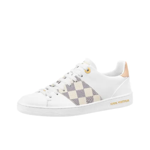 LOUIS VUITTON Frontrow Low Топ Стильные Скейтбординги Женские Белые