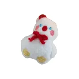 Милый плюшевый украшение снеговика