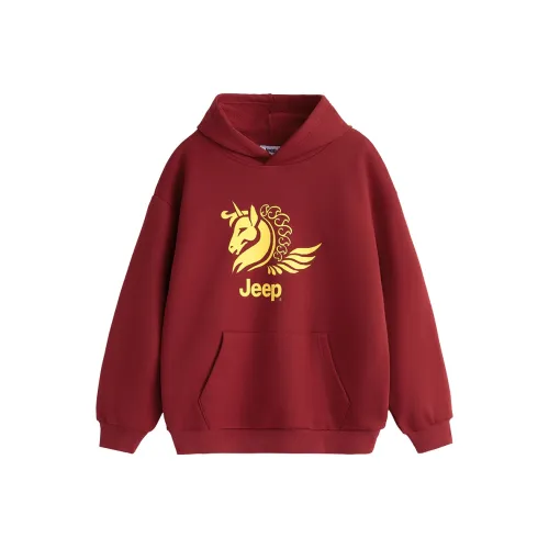 Jeep Рождественский красный Свитшоты для школьного возраста