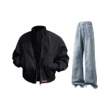 Чёрный + Светло-синий