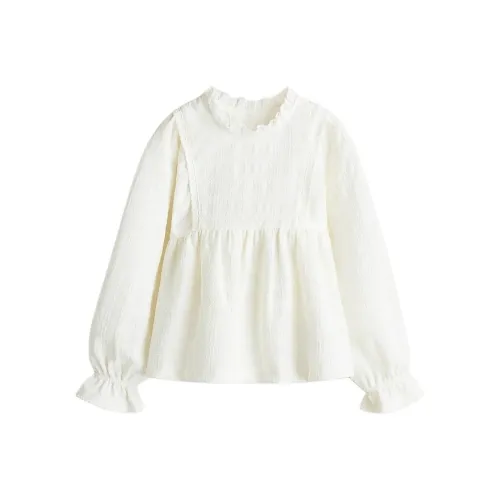 H M Белый Kids Повседневные Рубашки