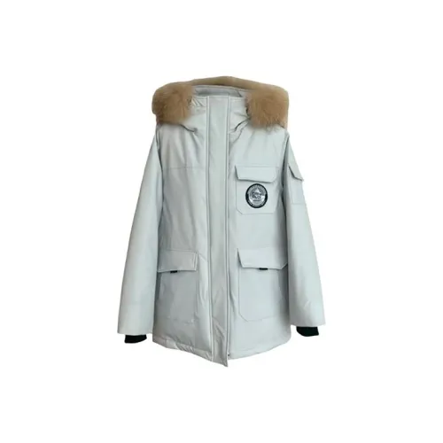 MO VOICE Светло-синий Женский пуховик