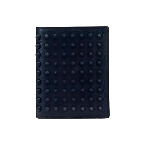 CL LUBOTING с рельефом телячья кожа кошелек стандартный унисекс синий