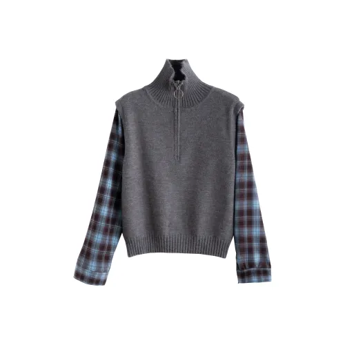 Tonlion Серый тон Женский Трикотаж